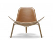 Mid-Century  modern scandinavian easychair model CH 07 or Shell Chair by Hans Wegner. New edition.