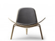 Mid-Century  modern scandinavian easychair model CH 07 or Shell Chair by Hans Wegner. New edition.