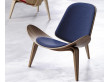 Mid-Century  modern scandinavian easychair model CH 07 or Shell Chair by Hans Wegner. New edition.