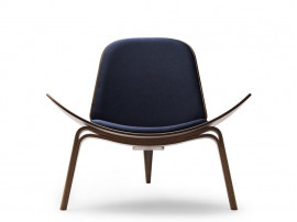 Mid-Century  modern scandinavian easychair model CH 07 or Shell Chair by Hans Wegner. New edition.