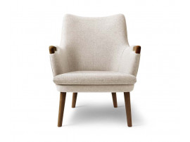 Mid century Modern Danish lounge chair model CH71 by Hans Wegner. New production