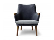 Mid century Modern Danish lounge chair model CH71 bicolor by Hans Wegner. New production