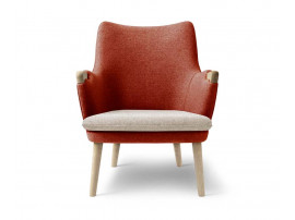 Mid century Modern Danish lounge chair model CH71 bicolor by Hans Wegner. New production