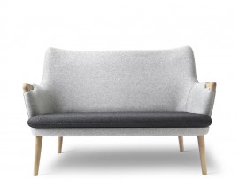 Mid century Modern Danish sofa model CH 72 by Hans Wegner. New production