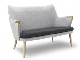 Mid century Modern Danish sofa model CH 72 by Hans Wegner. New production