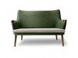 Mid century Modern Danish sofa model CH72 bicolor by Hans Wegner. New production