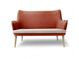 Mid century Modern Danish sofa model CH72 bicolor by Hans Wegner. New production