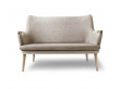 Mid century Modern Danish sofa model CH72 unicolor by Hans Wegner. New production