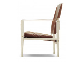 Chaise scandinave modèle KK47000 Safari chair Cuir. Edition neuve.