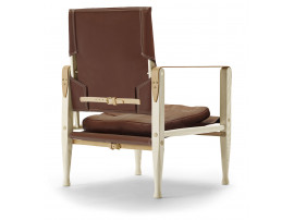 Chaise scandinave modèle KK47000 Safari chair Cuir. Edition neuve.