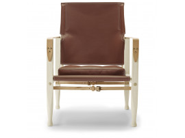 Chaise scandinave modèle KK47000 Safari chair Cuir. Edition neuve.