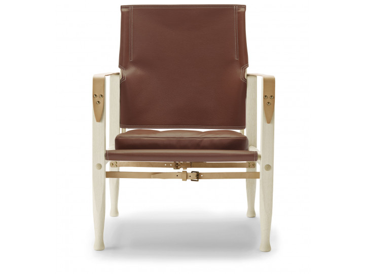 Mid-Century modern scandinavian chair model KK47000 Safari chair leather by Kaare Klint.