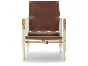 Chaise scandinave modèle KK47000 Safari chair Cuir. Edition neuve.