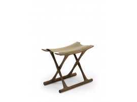 Tabouret scandinave pliant modèle OW2000 Egyptian chair. Edition neuve.