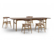 Mid-Century modern scandinavian dining table model CH327 by Hans Wegner.