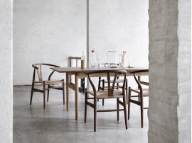 Mid-Century modern scandinavian dining table model CH327 by Hans Wegner.