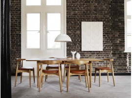 Mid-Century modern scandinavian dining table model CH327 by Hans Wegner.