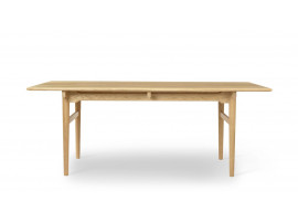 Mid-Century modern scandinavian dining table model CH327, 248 cm x 95 cm, by Hans Wegner.