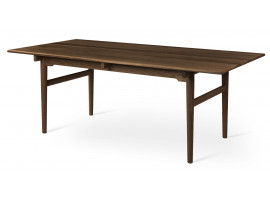 Mid-Century modern scandinavian dining table model CH327, 248 cm x 95 cm, by Hans Wegner.