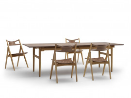 Mid-Century modern scandinavian dining table model CH327, 248 cm x 95 cm, by Hans Wegner.