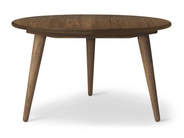 copy of Mid-Century modern scandinavian coffee table model CH008 walnut by Hans Wegner.