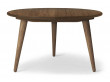 Table basse scandinave modèle CH008 noyer. Edition neuve.