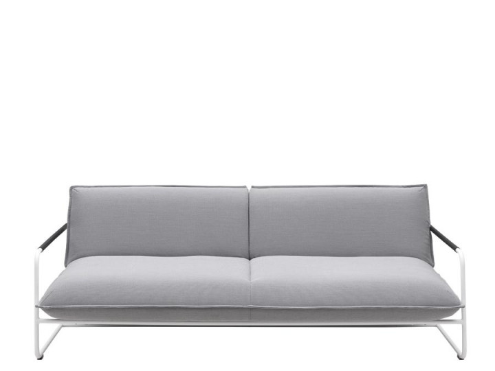 Canapé convertible scandinave modèle Nova. Base chrome ou blanc