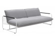 Canapé convertible scandinave modèle Nova. Base chrome ou blanc