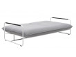 Canapé convertible scandinave modèle Nova. Base chrome ou blanc