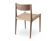 Mid-Century  modern scandinavian Pia chair, smoked oak, by poul Cadovius. New edition.