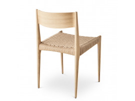 copy of Mid-Century  modern scandinavian Pia chair, smoked oak, by poul Cadovius. New edition.