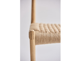 Chaise scandinave modèle Pia, chêne naturel, nouvelle édition.