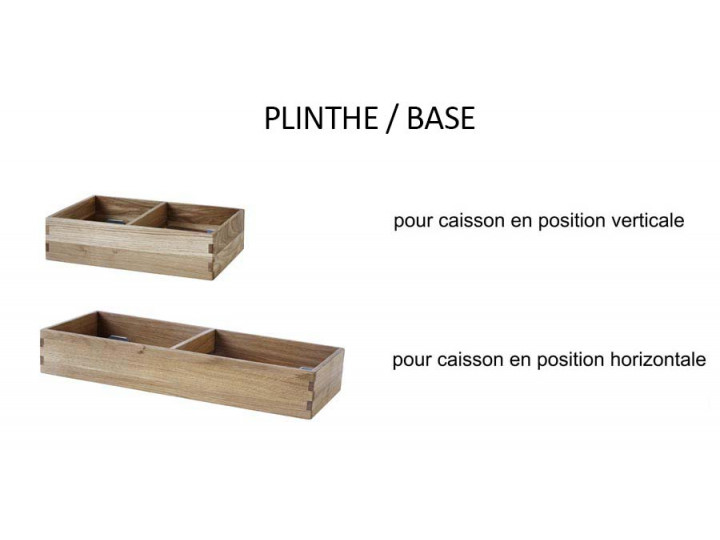 Plinthes pour Caisson étagère B98.