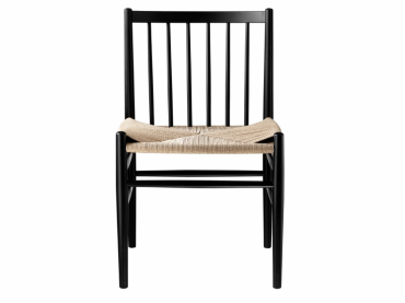 Mid-Century Modern danish chair in black laquered beech, model 80 by Jørgen Bækmark. New realese