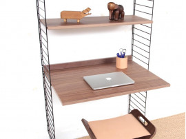 Mid-Century modern scandinavian shelves and desk String. New édition. 