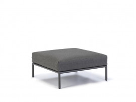 LEVEL outdoor modular Lounge Sofa. Dark Grey cushions.