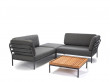 LEVEL outdoor modular Lounge Sofa. Dark Grey cushions.