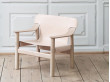 Fauteuil scandinave Bernard en cuir 