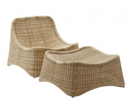 Chill Lounge Chair and Ottoman  by Nanna Ditzel. New edition