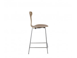 Mid-Century Modern scandinavian barstool model Munkegaard by Arne Jacobsen. New release .H 63/77 cm.