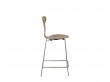 Mid-Century Modern scandinavian barstool model Munkegaard by Arne Jacobsen. New release .H 63/77 cm.