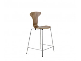 Mid-Century Modern scandinavian barstool model Munkegaard by Arne Jacobsen. New release .H 63/77 cm.