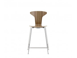 Mid-Century Modern scandinavian barstool model Munkegaard by Arne Jacobsen. New release .H 63/77 cm.