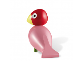 oiseau chanteur de Bojesen, rose/rouge nouvelle édition.