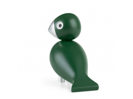 oiseau chanteur de Bojesen, vert/argent. nouvelle édition.