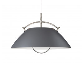 Mid-Century  modern scandinavian pendant lamp L037 anthracite grey by Hans Wegner, with cable lift.