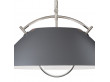 Mid-Century  modern scandinavian pendant lamp L037 anthracite grey by Hans Wegner, with cable lift.