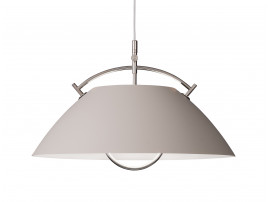 Mid-Century  modern scandinavian pendant lamp L037 light grey by Hans Wegner, with cable lift.