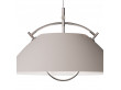 Mid-Century  modern scandinavian pendant lamp L037 light grey by Hans Wegner, with cable lift.