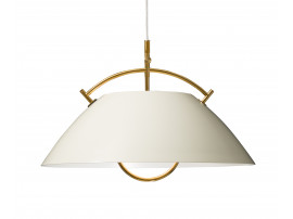 Mid-Century  modern scandinavian pendant lamp L037 white by Hans Wegner, with cable lift.